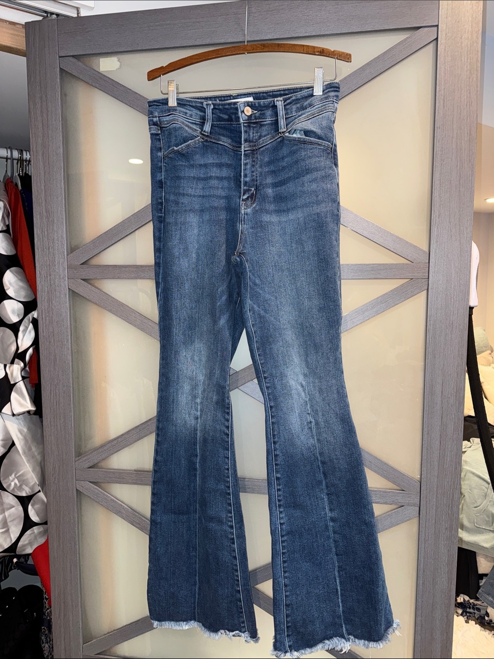 Kancan Western High Rise Flares